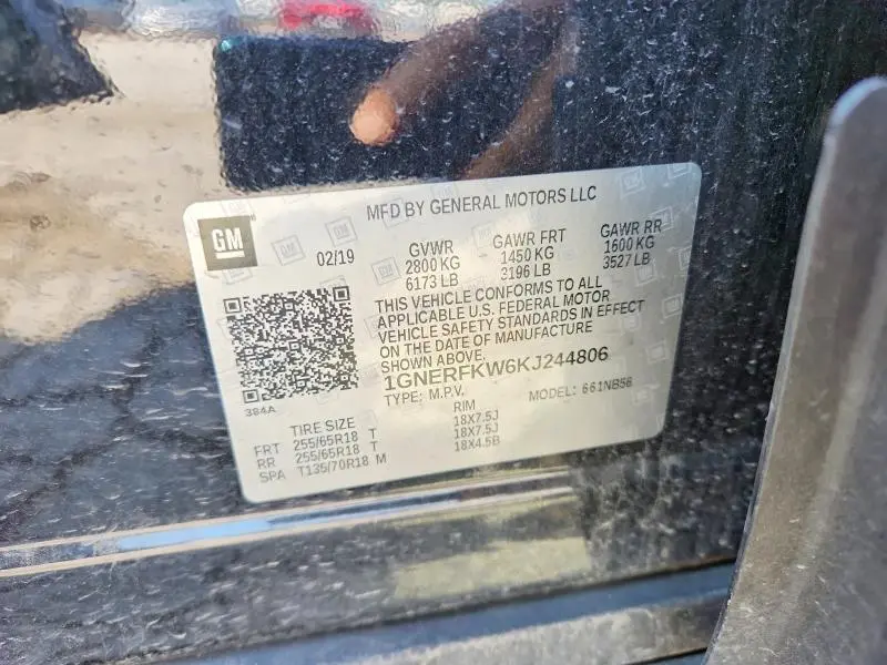2019 CHEVROLET TRAVERSE LS  