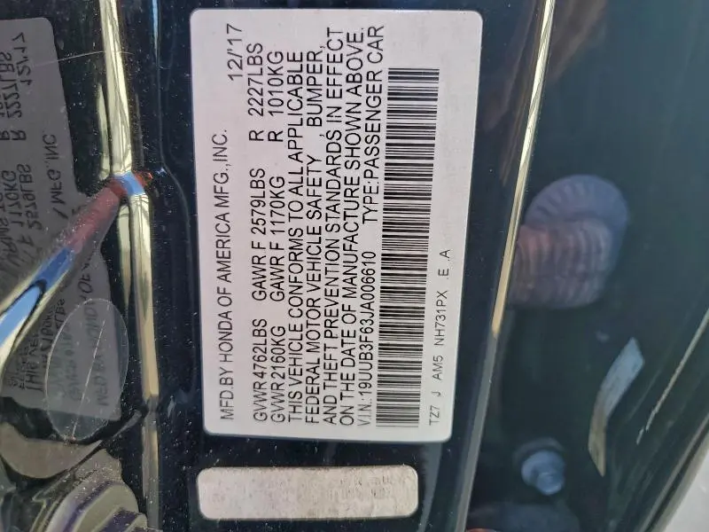 2018 ACURA TLX TECH+A  