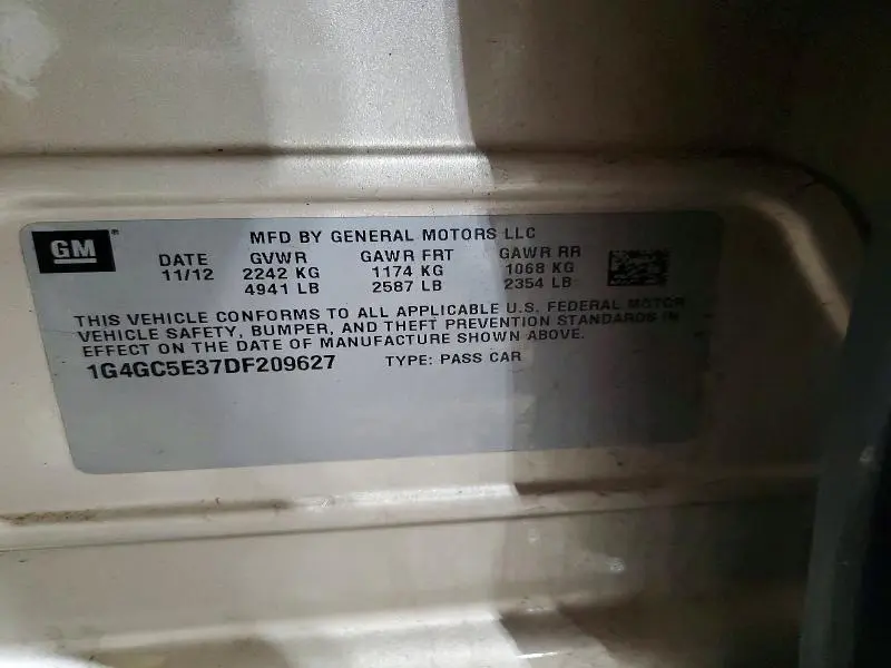 2013 BUICK LACROSSE CX  