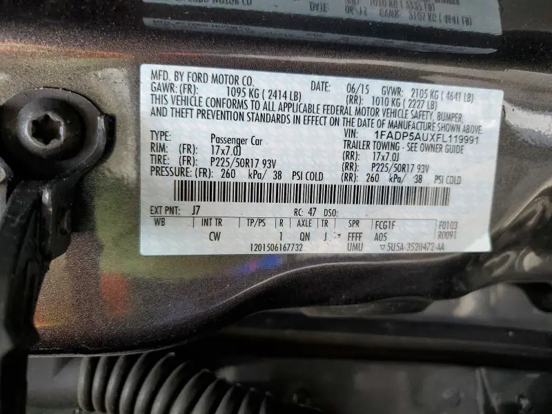 2015 FORD C-MAX SE  
