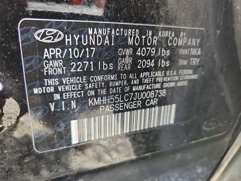 2018 HYUNDAI ELANTRA GT SPORT  
