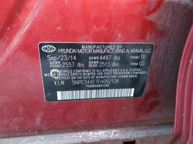 2015 HYUNDAI SONATA SPORT  