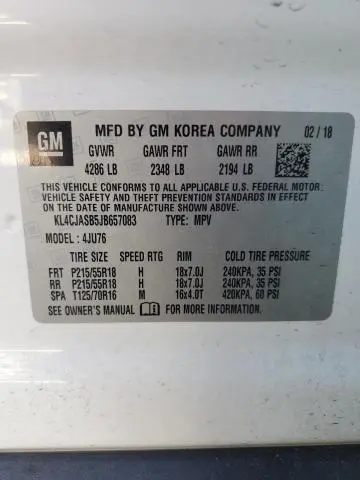 2018 BUICK ENCORE PREFERRED  