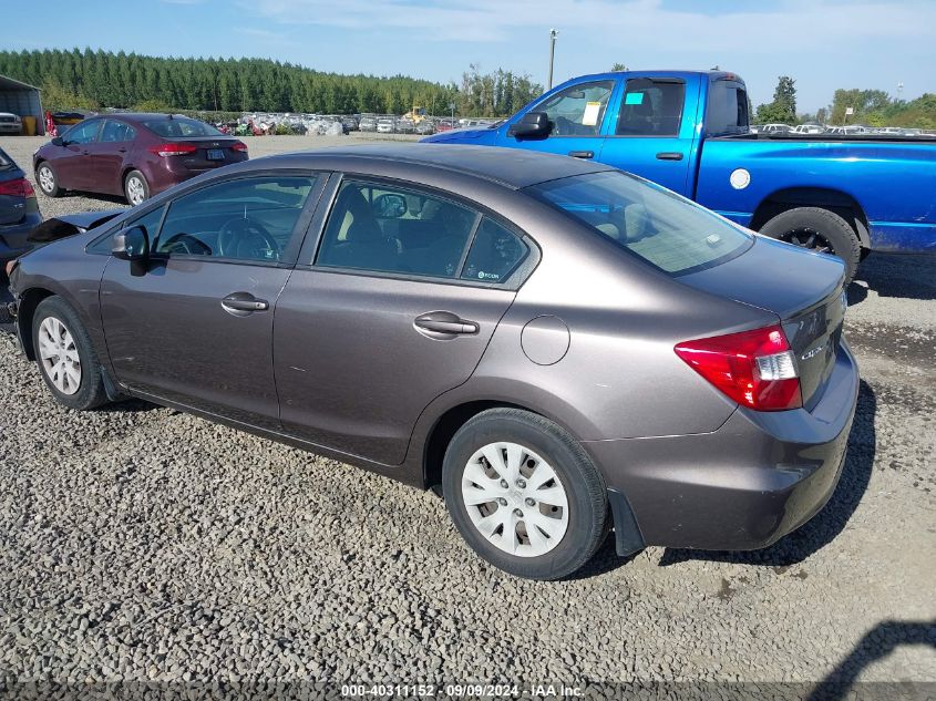 2012 HONDA CIVIC LX