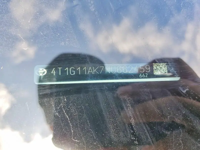 2022 TOYOTA CAMRY   