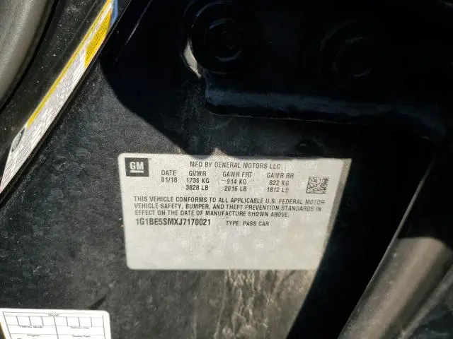 2018 CHEVROLET CRUZE LT  