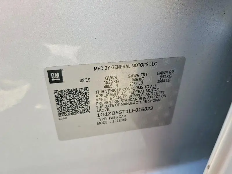 2020 CHEVROLET MALIBU LS  