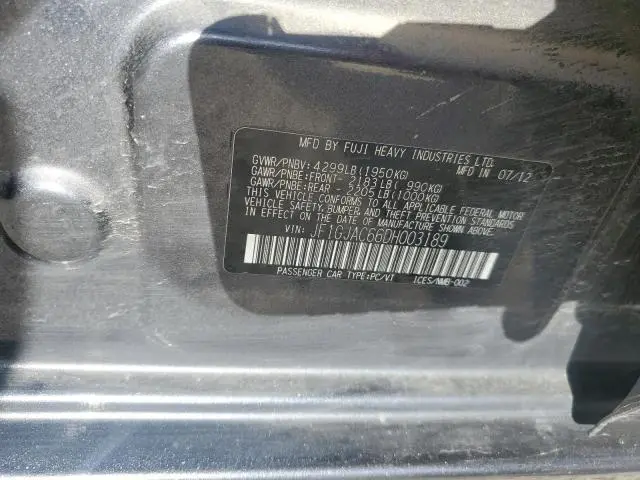 2013 SUBARU IMPREZA PREMIUM  