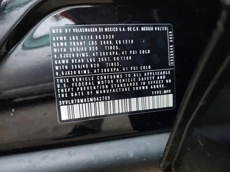 2025 VOLKSWAGEN TIGUAN   