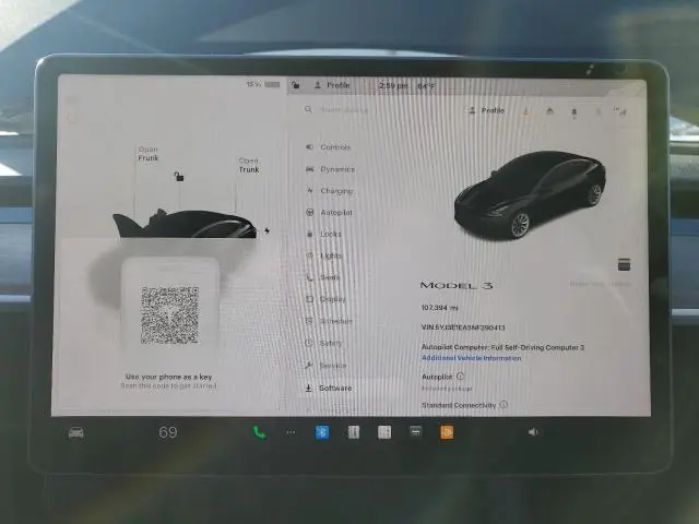 2022 TESLA MODEL 3   