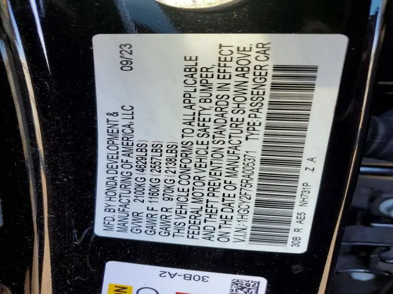 2024 HONDA ACCORD HYBRID SPORT-L  