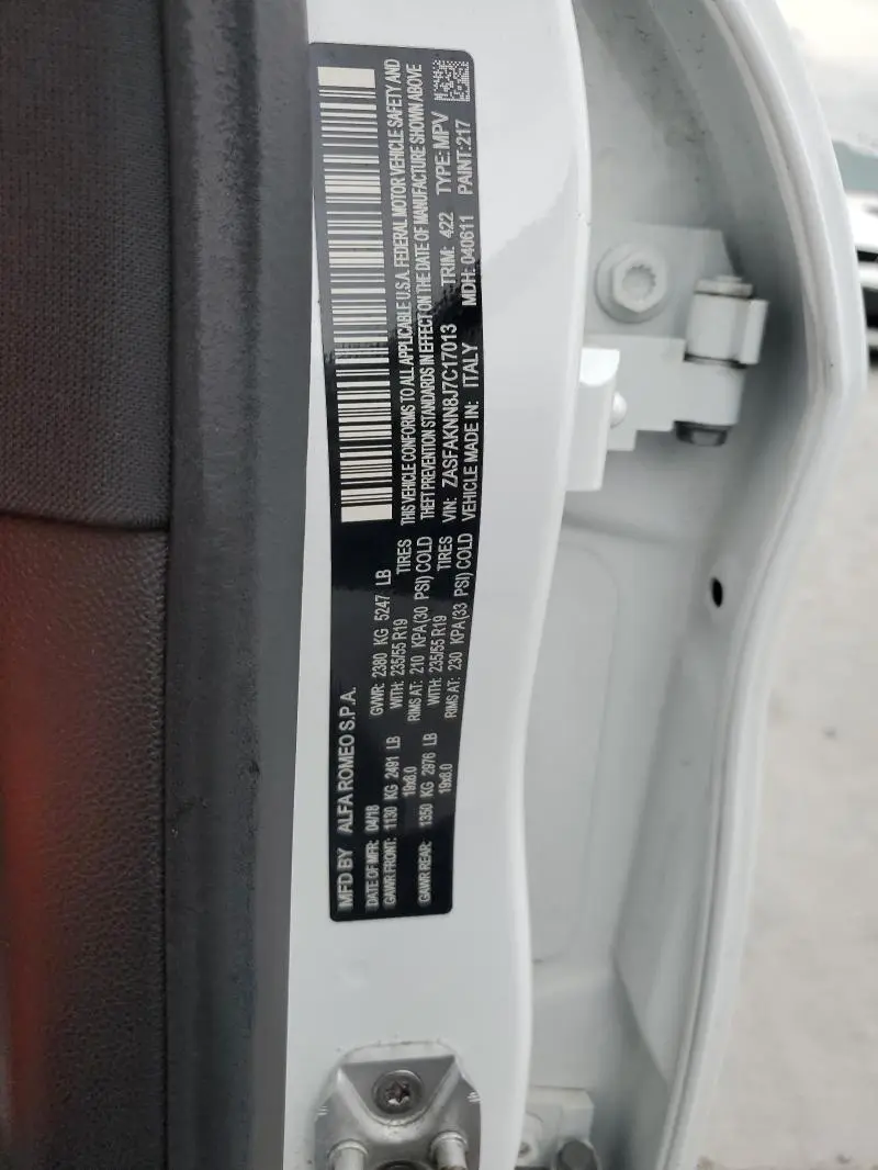 2018 ALFA ROMEO STELVIO TI SPORT  