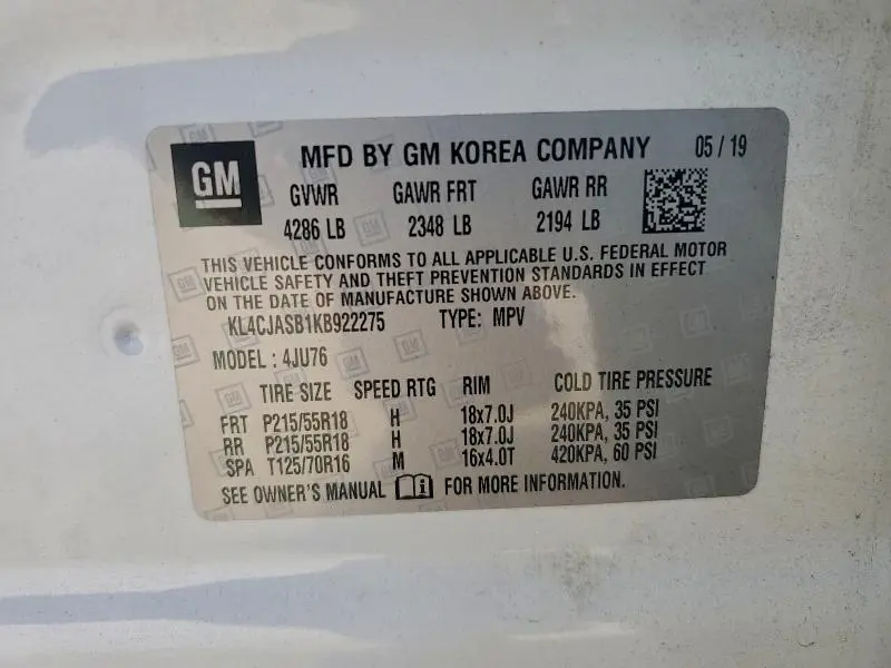 2019 BUICK ENCORE PREFERRED  