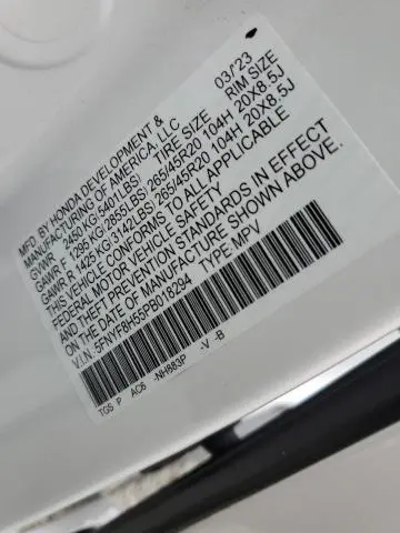2023 HONDA PASSPORT EXL  
