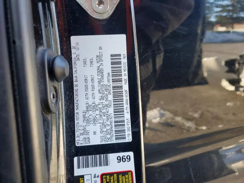 2017 TOYOTA TACOMA TRD SPORT  