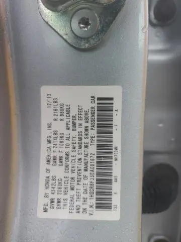 2014 HONDA ACCORD HYBRID  