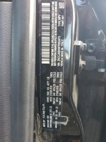 2015 JEEP RENEGADE LATITUDE  