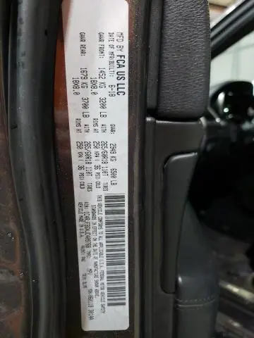 2018 JEEP GRAND CHEROKEE LIMITED  