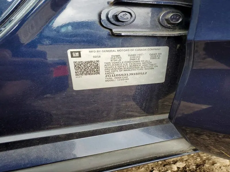 2018 CHEVROLET IMPALA LT  