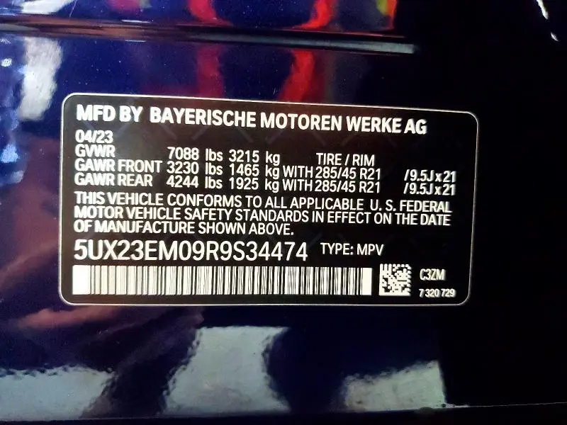 2024 BMW X7 XDRIVE40I  