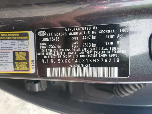 2019 KIA OPTIMA LX