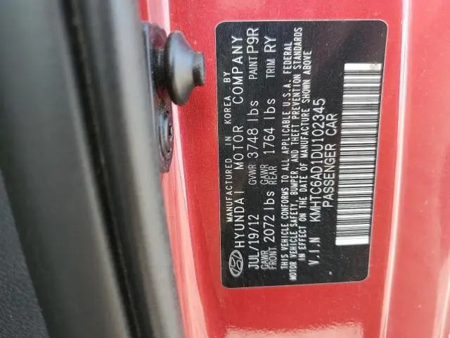 2013 HYUNDAI VELOSTER   