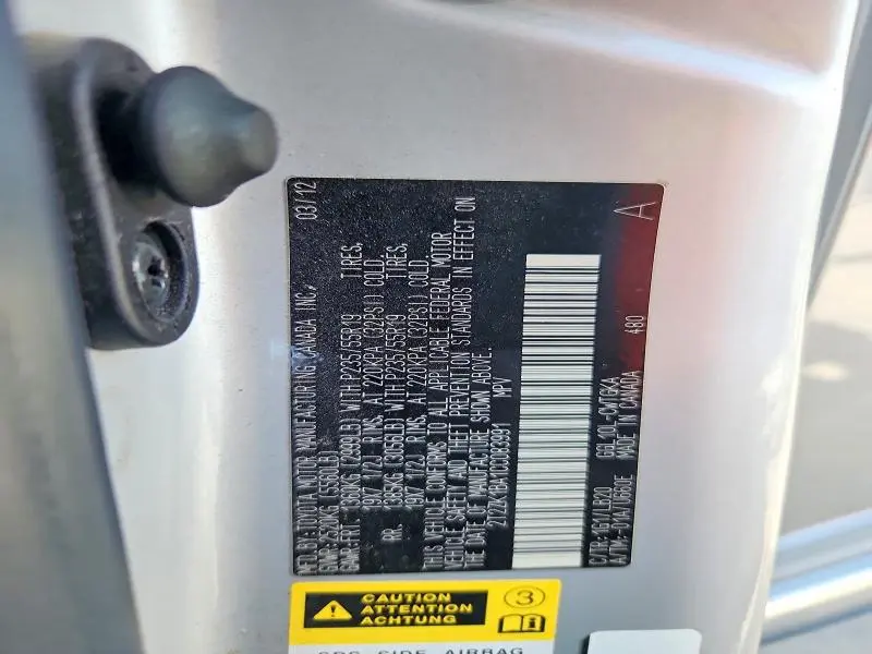 2012 LEXUS RX 350  