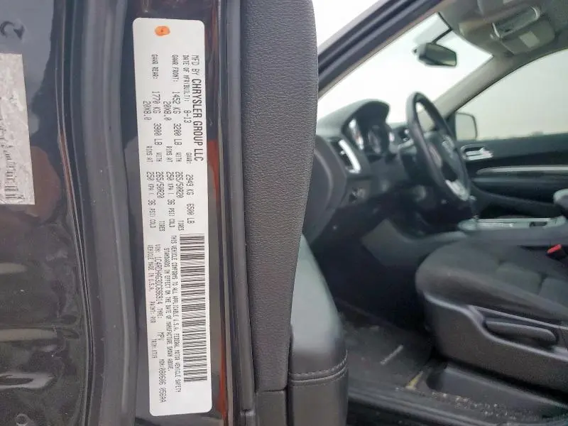 2013 DODGE DURANGO SXT  