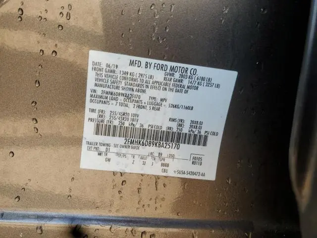 2019 FORD FLEX LIMITED  