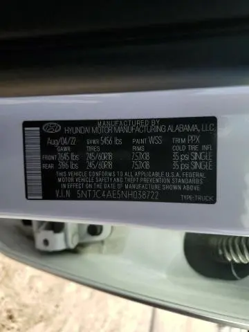 2022 NISS SANTA CRUZ