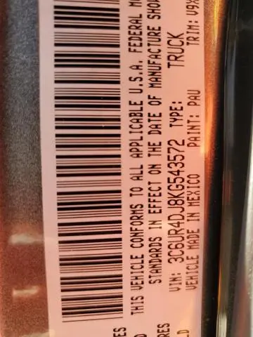 2019 RAM 2500 BIG HORN  