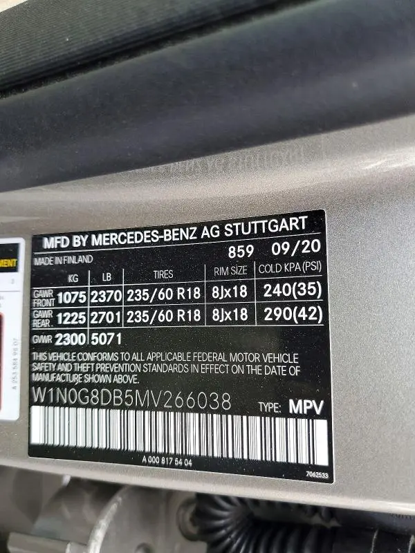 2021 MERCEDES-BENZ GLC 300  