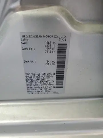 2024 NISSAN ALTIMA SV  