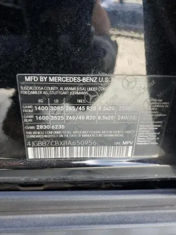 2011 MERCEDES-BENZ ML 550 4MATIC  