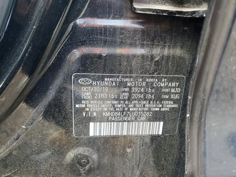 2020 HYUNDAI ELANTRA SEL  