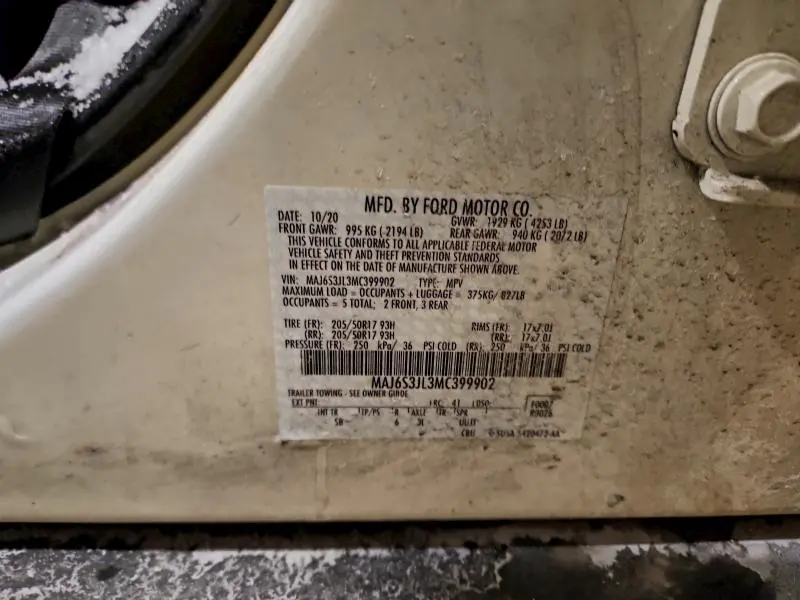 2021 FORD ECOSPORT SES  