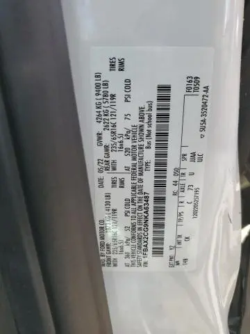 2022 FORD TRANSIT T-350  