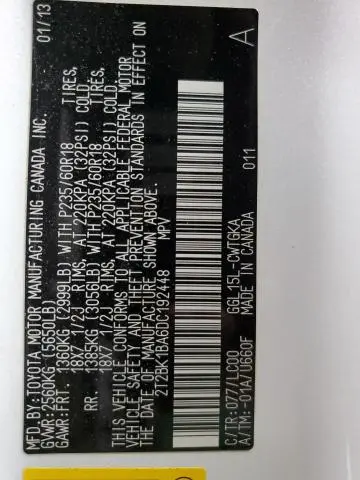 2013 LEXUS RX 350 BASE  