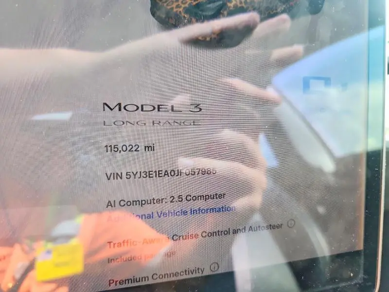 2018 TESLA MODEL 3   