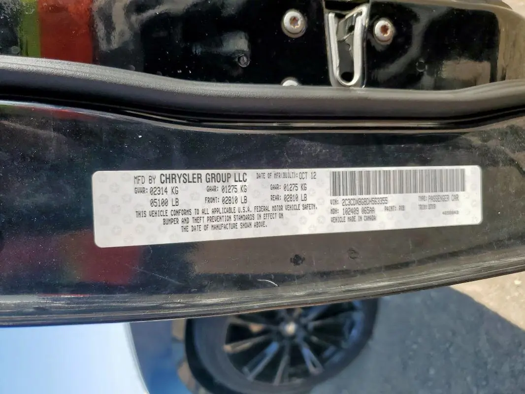 2013 DODGE CHARGER SE  