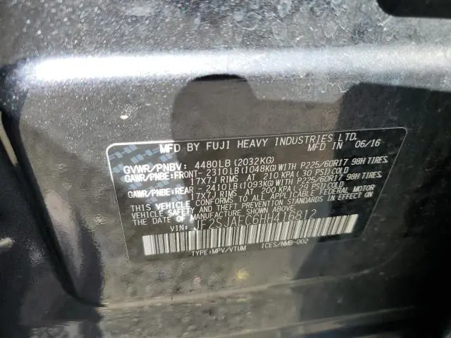 2017 SUBARU FORESTER 2.5I PREMIUM