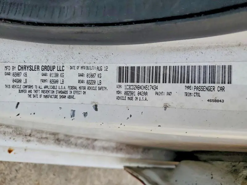 2013 DODGE AVENGER SE  