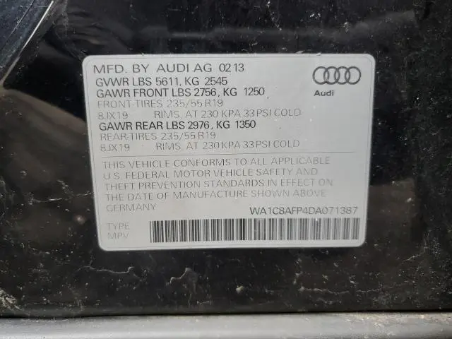2013 AUDI Q5 PREMIUM HYBRID  