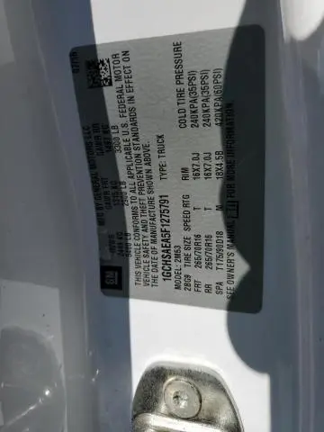 2015 CHEVROLET COLORADO   