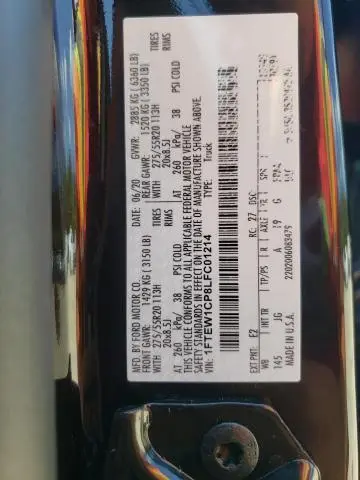 2020 FORD F150 SUPERCREW  