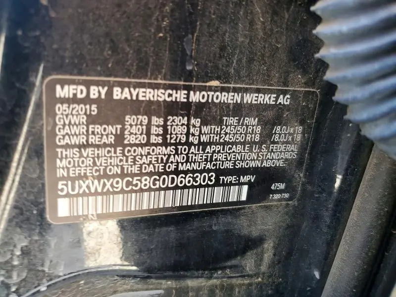 2016 BMW X3 XDRIVE28I  