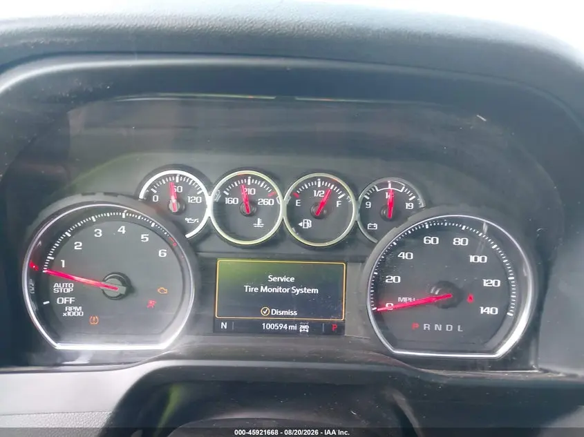 2020 CHEVROLET SILVERADO 1500 4WD  SHORT BED LT TRAIL BOSS
