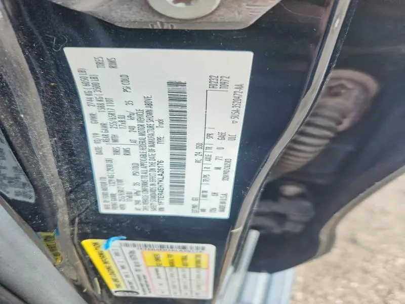 2019 FORD RANGER XL  