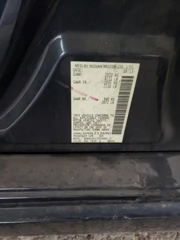 2014 NISSAN ALTIMA 2.5