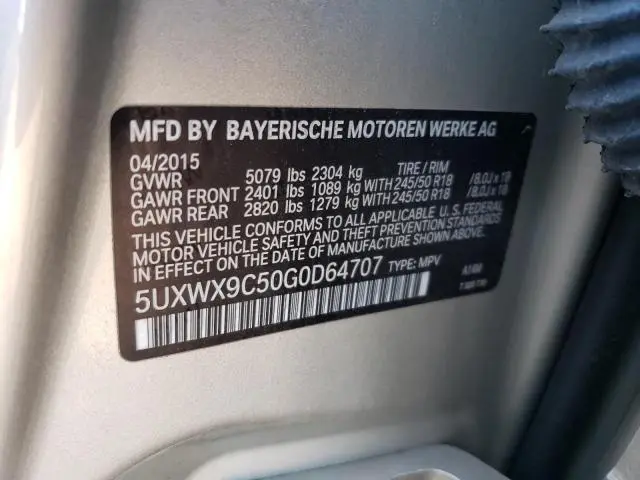 2016 BMW X3 XDRIVE28I  